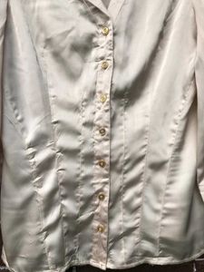 Cream Satin Blouse