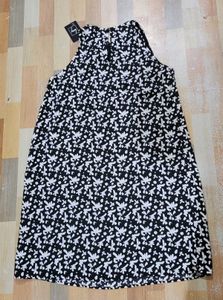 Black And White One Piece Cute Dress