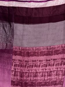Elegant Purple Saree with Border