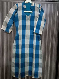 Checkered Kurta