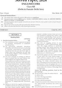 CBSE Class 12 Commerce Solved Papers-Oswal