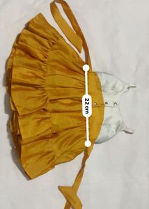 Ruffled Yellow Dress