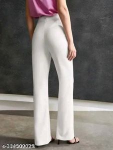 White Flared Leg Pants