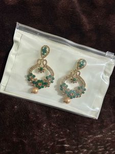 Green Earrings