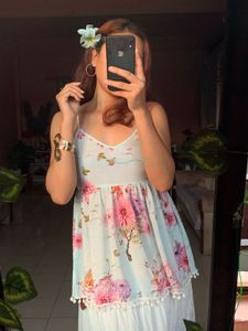 Floral Empire Slip