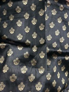 Black Art Silk Saree
