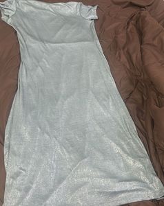Sparkly Blue Maxi Dress