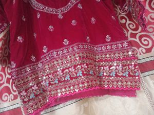 Pink Embroidered Lehenga💗✨