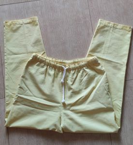 Light Yellow Women Pants