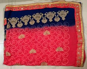 Elegant Embroidered Saree