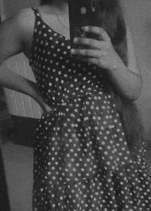 Balck Polka Dots Dress
