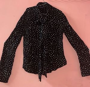 Polka Dot Bow Top