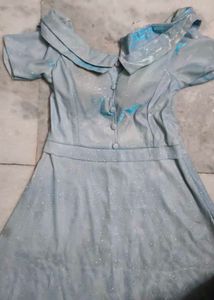 Sparkly Blue Occasion Dress