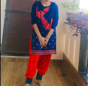 Patiyala Punjabi Suit Full Set Like New 🚫 No Coin