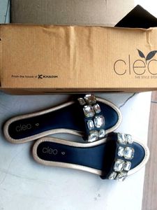 Cleo Rhinestone Sandals - Size 6