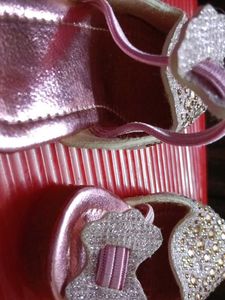 Sparkly Pink Mules