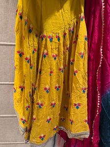 Yellow Kurta ShararaSet