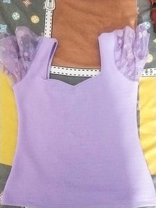 Cute Lavendar Top