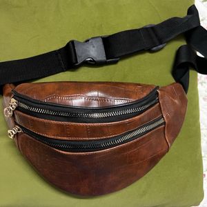 Cross Body Leather Bag