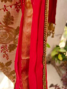 Designer Floral Embroidered Kurta Set