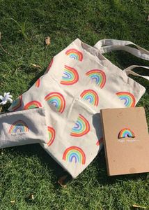 Rainbow Pouch And Tote Bag