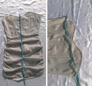 Brand New(Be bosy) Sparkle corset Ruched Dress