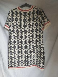 Patterned Mini Dress