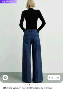 WIDE LEG MANGO JEANS