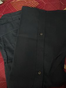 Navy Blue Chinese Colour Shirt For Men