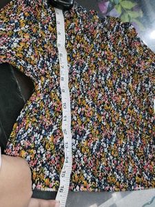 Floral Print Crop Top