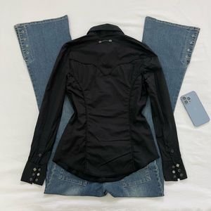 Stargirl Bedazzled Fitted Y2K Shirt