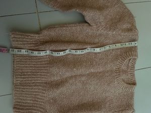 Blush Pink Crop Sweater