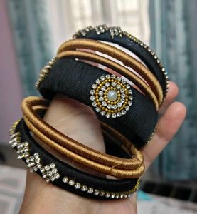 Beautiful Threaded Bangles