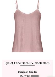 SHEIN Frenchy Lace Cami Top