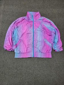 Vintage Color Block Windbreaker