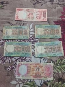 Vintage Indian Currency Set