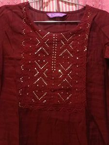 Kurta Set Of Brown Colour