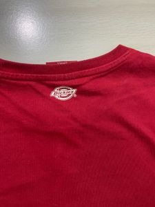 Deep Red Dickies T-shirt