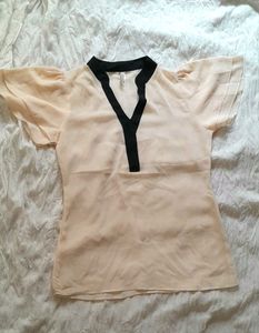 Cation See-through Formal Top