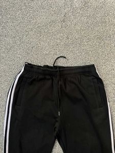 Striped Black Track Pants