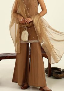 Brown Kurta Set