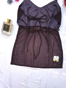 Chatpati y2k halter backless kurti🤎