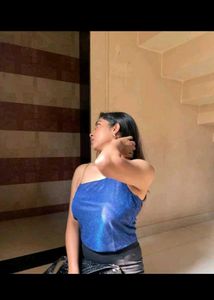 Sparkly Blue Cami Top