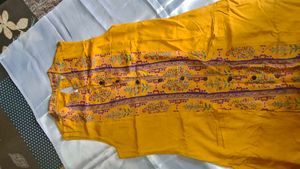 Yellow Sleeveless Top