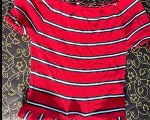 Red Strip Top