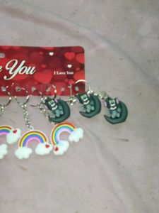 Excellent Set Of 12 Assorted Keychains..