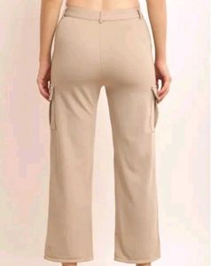 Beige Cargo Pants