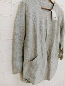 Gray Knit Sweater
