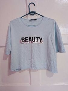 Zudio COMBO(2) Women Crop Top T-shirts