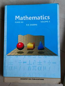 RD Sharma Mathematics Class XII Book